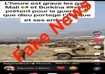Faux, ces images ne montrent pas les militaires maliens et burkinabè partir en guerre au Niger