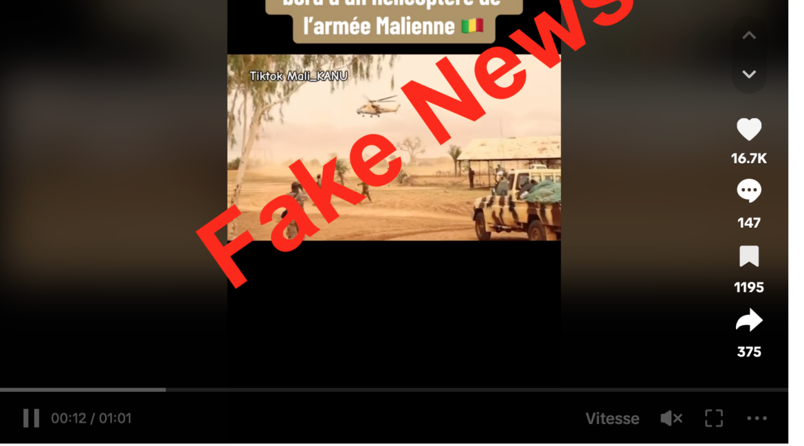 Mali : Faux, ces images ne montrent pas l’arrivée des ministres maliens à Tessalit.