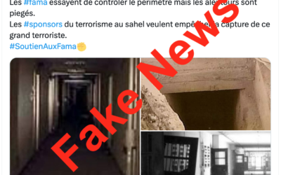 Mali : Faux, ces images ne montrent pas un tunnel d’un chef terroriste à Aguelhoc   