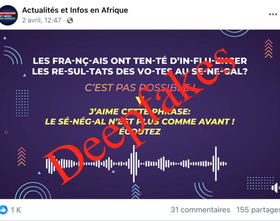 Sénégal : attention, cette note vocale a été générée avec l’intelligence artificielle