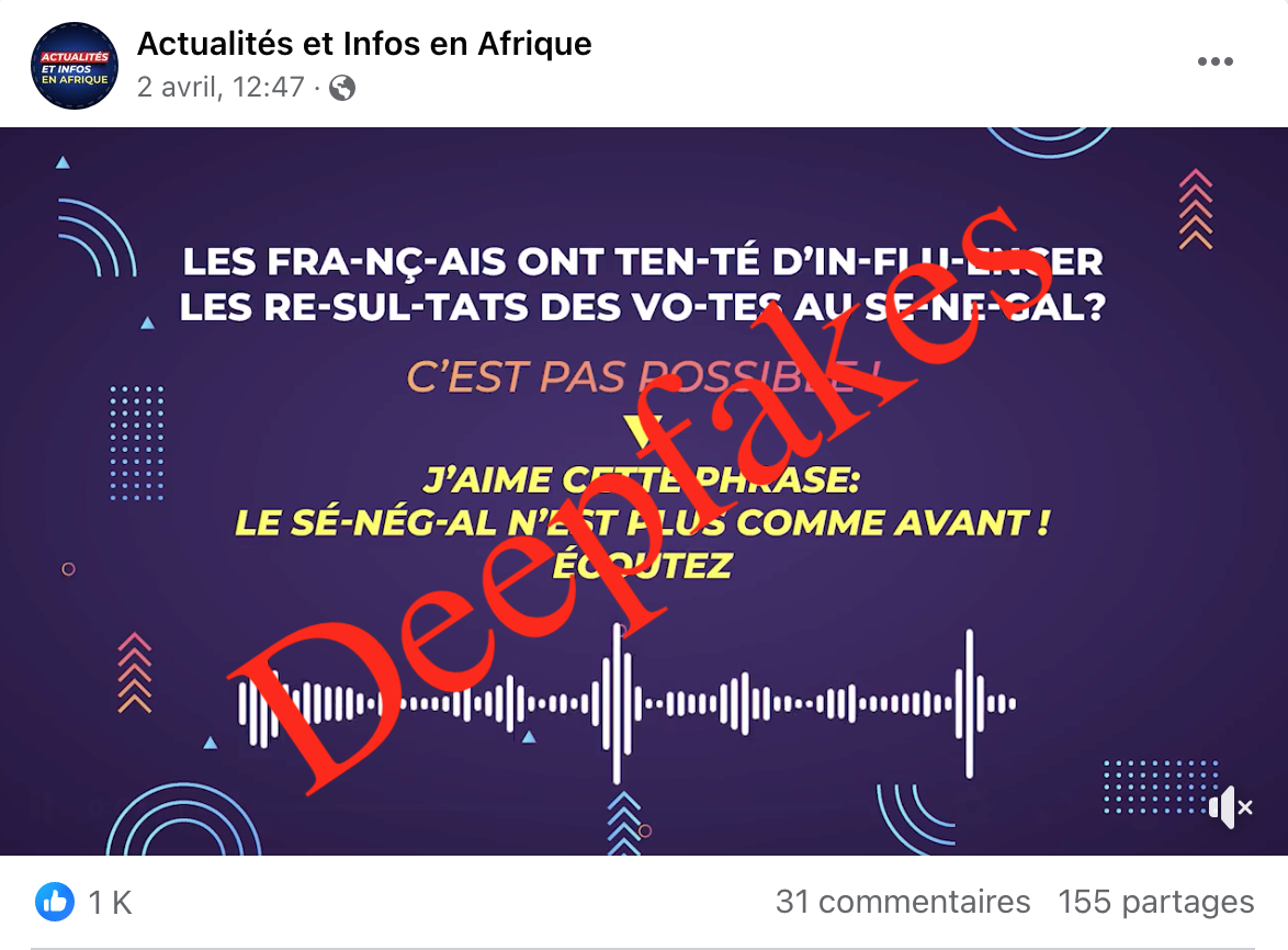 Sénégal : attention, cette note vocale a été générée avec l’intelligence artificielle