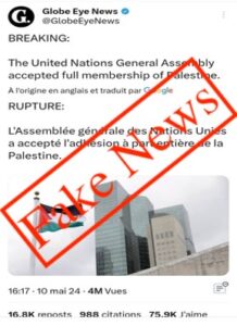 Israël/Gaza : L’Assemblée générale des Nations Unies a-t-elle accepté l’adhésion à part entière de la Palestine ?