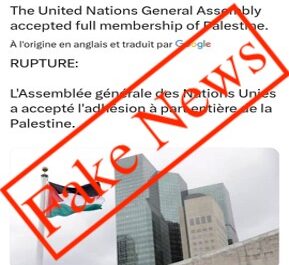 Israël:Gaza - L’Assemblée générale des Nations Unies a-t-elle accepté l’adhésion à part entière de la Palestine ?