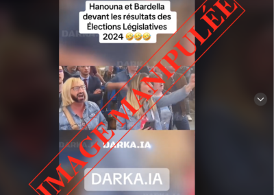 MANIPULÉE : Cette vidéo ne montre pas les réactions des électeurs du RN au soir du second tour des législatives françaises en 2024