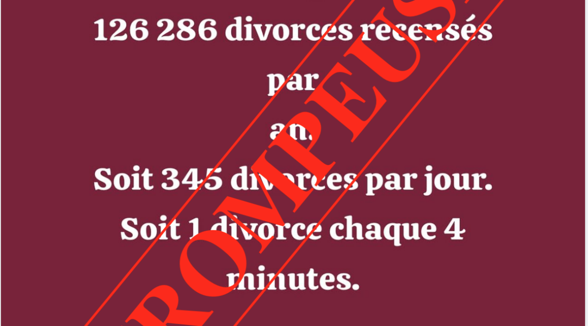 Le nombre de divorces journaliers au Sénégal s’élève-t-il à 345 ?