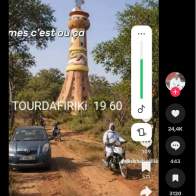 PARTIELLEMENT FAUX  : Cette image ne montre pas la Tour d’Afrique à Bamako en 1960